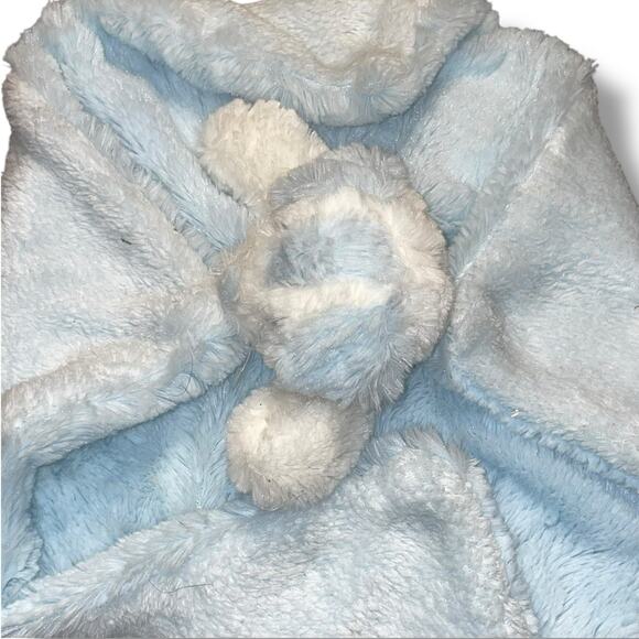 Blankets & Beyond Lovey Bear Rosette Swirls Security Blanket Plush Shower 15" - Picture 9 of 12